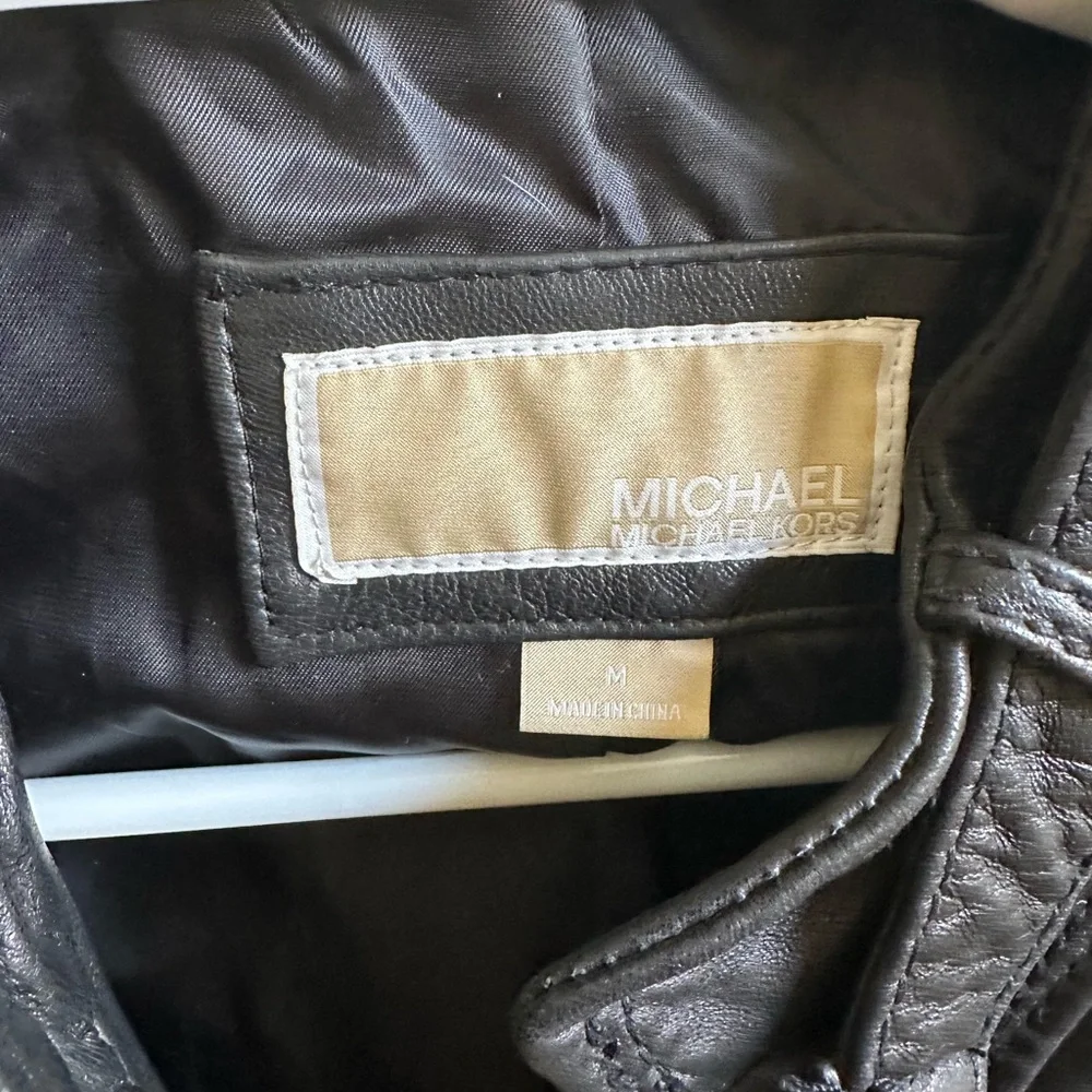 Michael Kors Leather Jacket - Size Medium - NWT